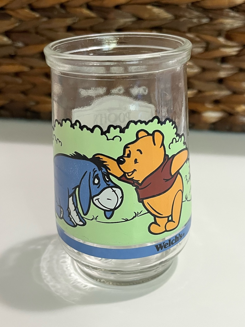 Vintage Welch’s Winnie the Pooh Glass Jar collectible